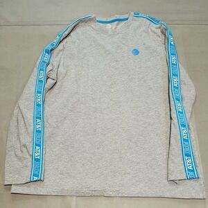 AT&T Worker Employee Active Polyester Breathable Stretch‎ Shirt Men XL Gray-4163